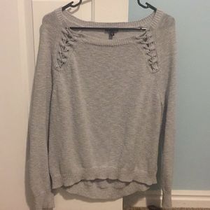 ❌ SOLD Express lace shoulder sweater